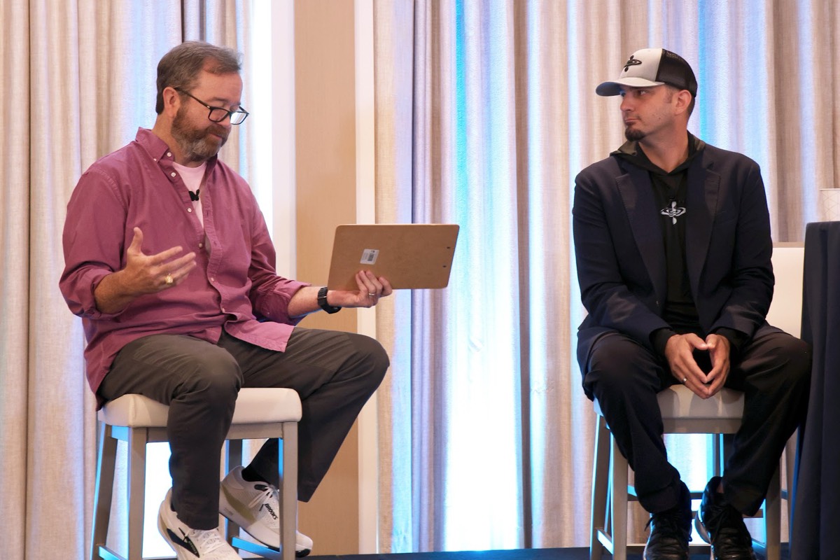 Pete Foldes on a panel